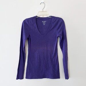 Lightweight blouse shirt, Everyday V neck long sleeve blouse ✿